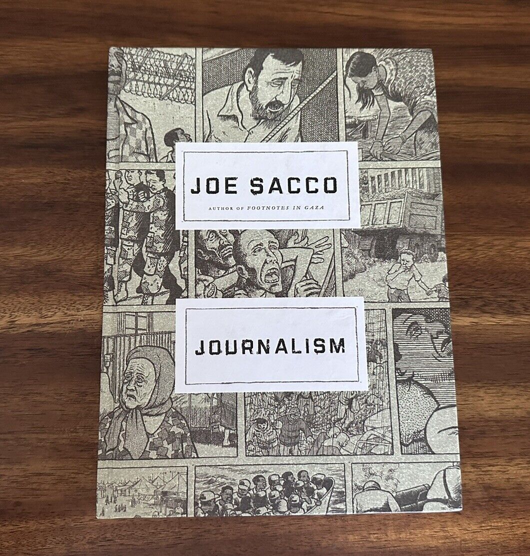 Journalism by Joe Sacco (2012, Hardcover Graphic Novel) 