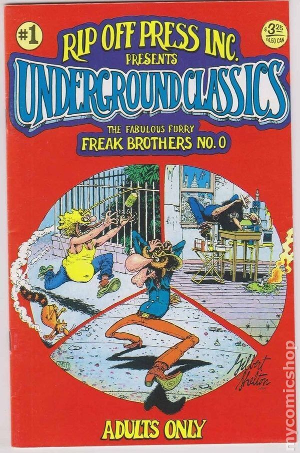Underground Classics #1, 5th Printing FN 1985 Stock Image