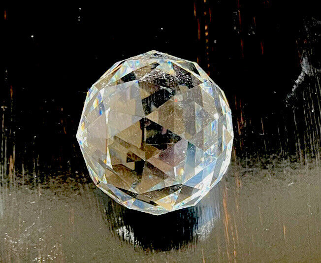 Swarovski style clear Crystal paperweight Excellent Condition.