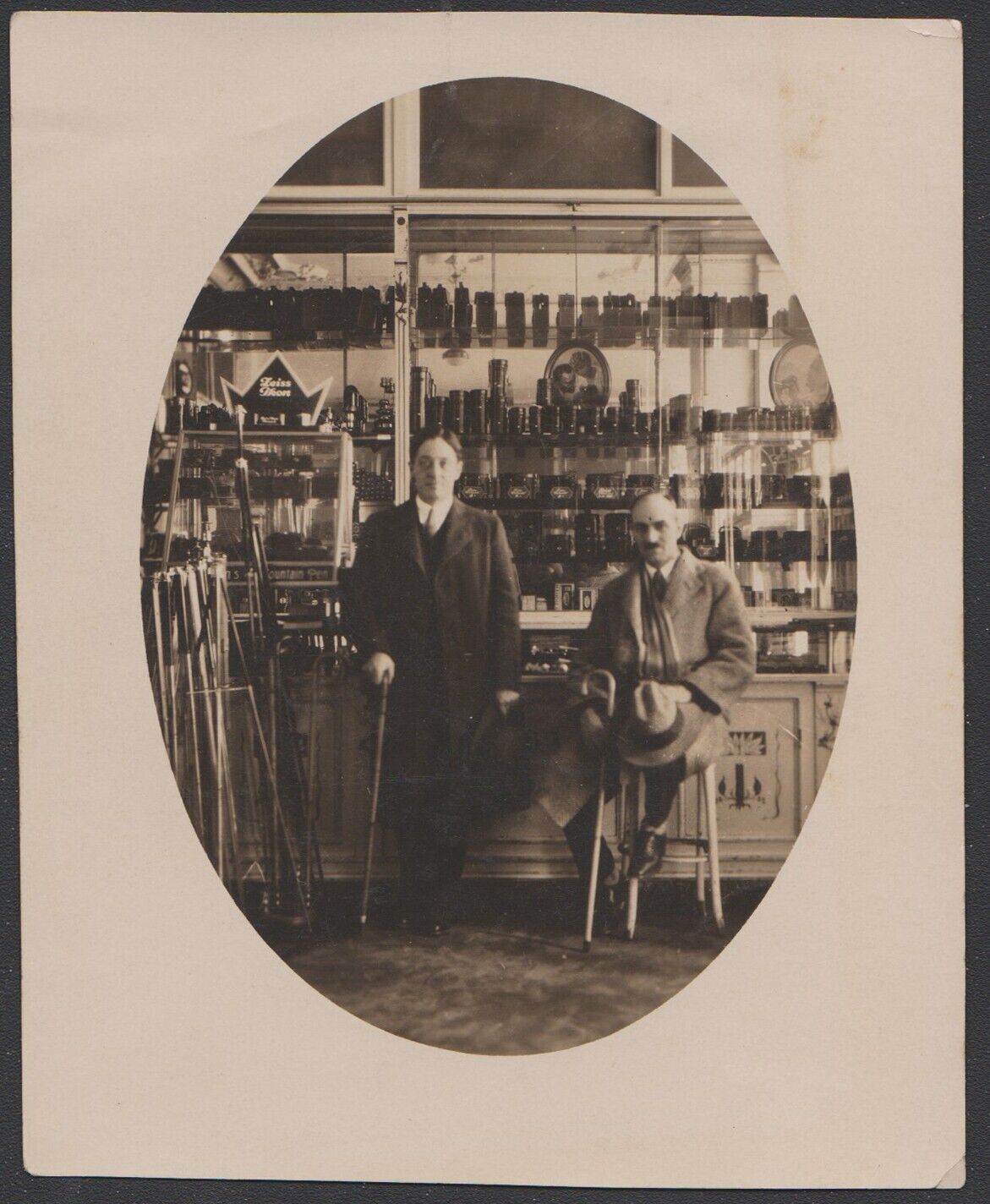 Berlin, 1929 - Interior Adolph Fischl\'s Optical Goods Store, albumen print