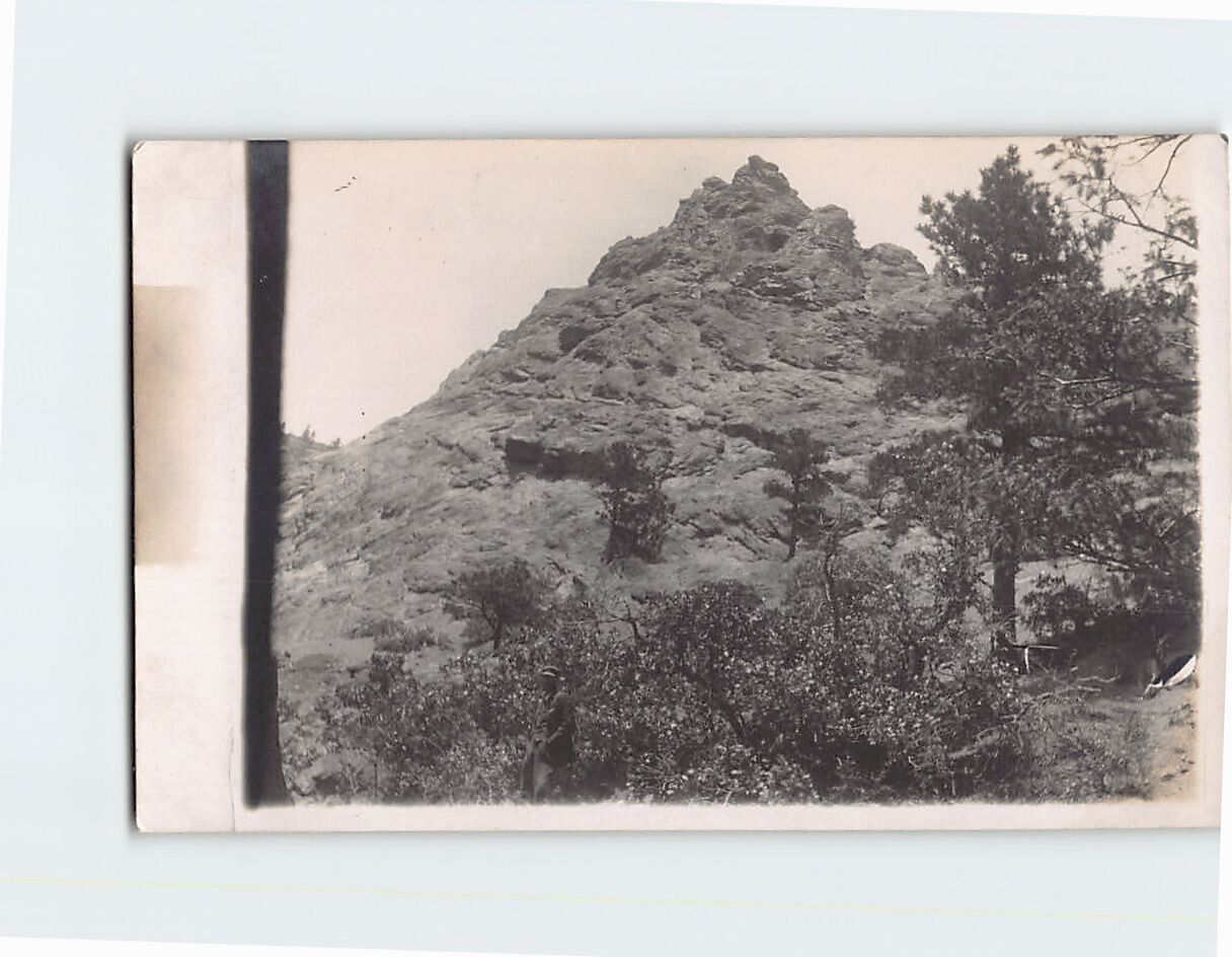 Postcard Mountain Scene