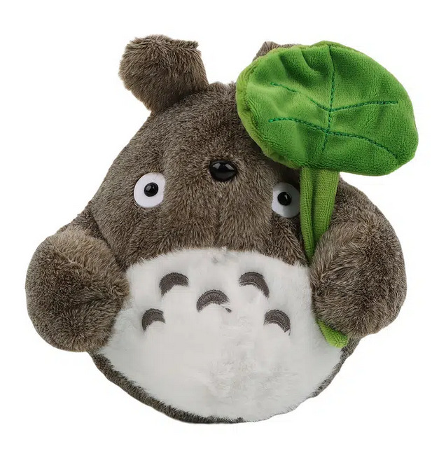 New My Neighbor Totoro LARGE Studio Ghibli Lotus Leaf Fluffy Toy Plush Pillow
