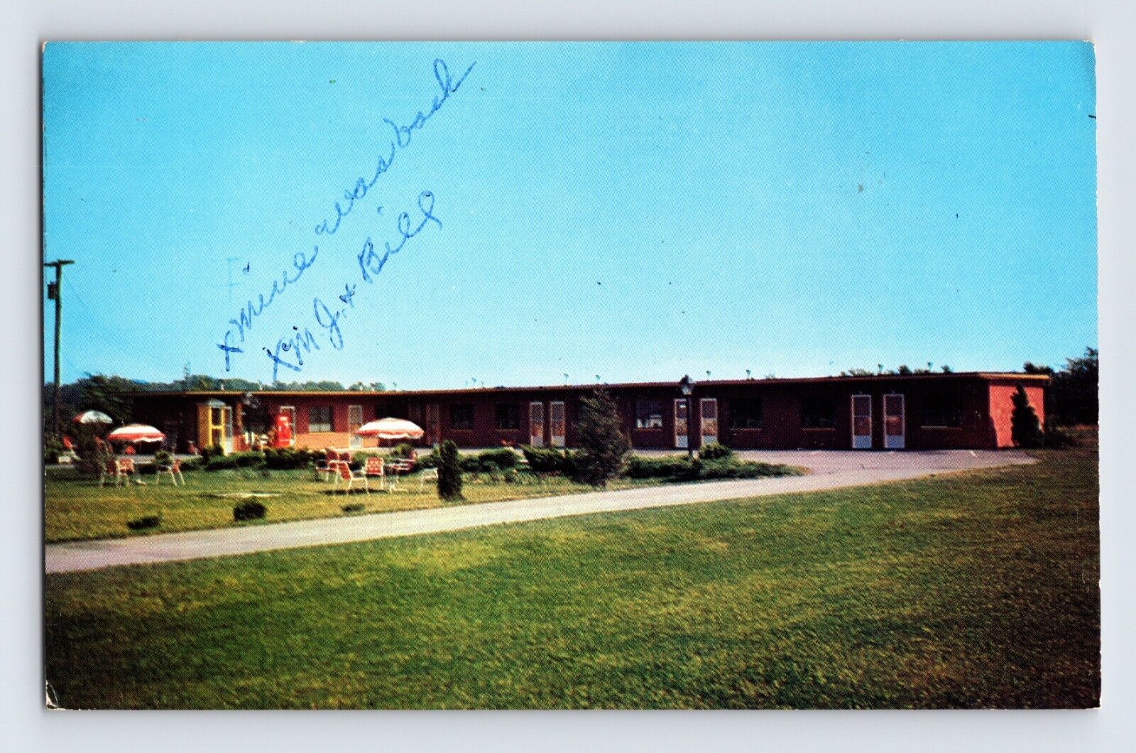 Postcard Ohio Springfield OH Sandman Motel 1960s Unposted Chrome