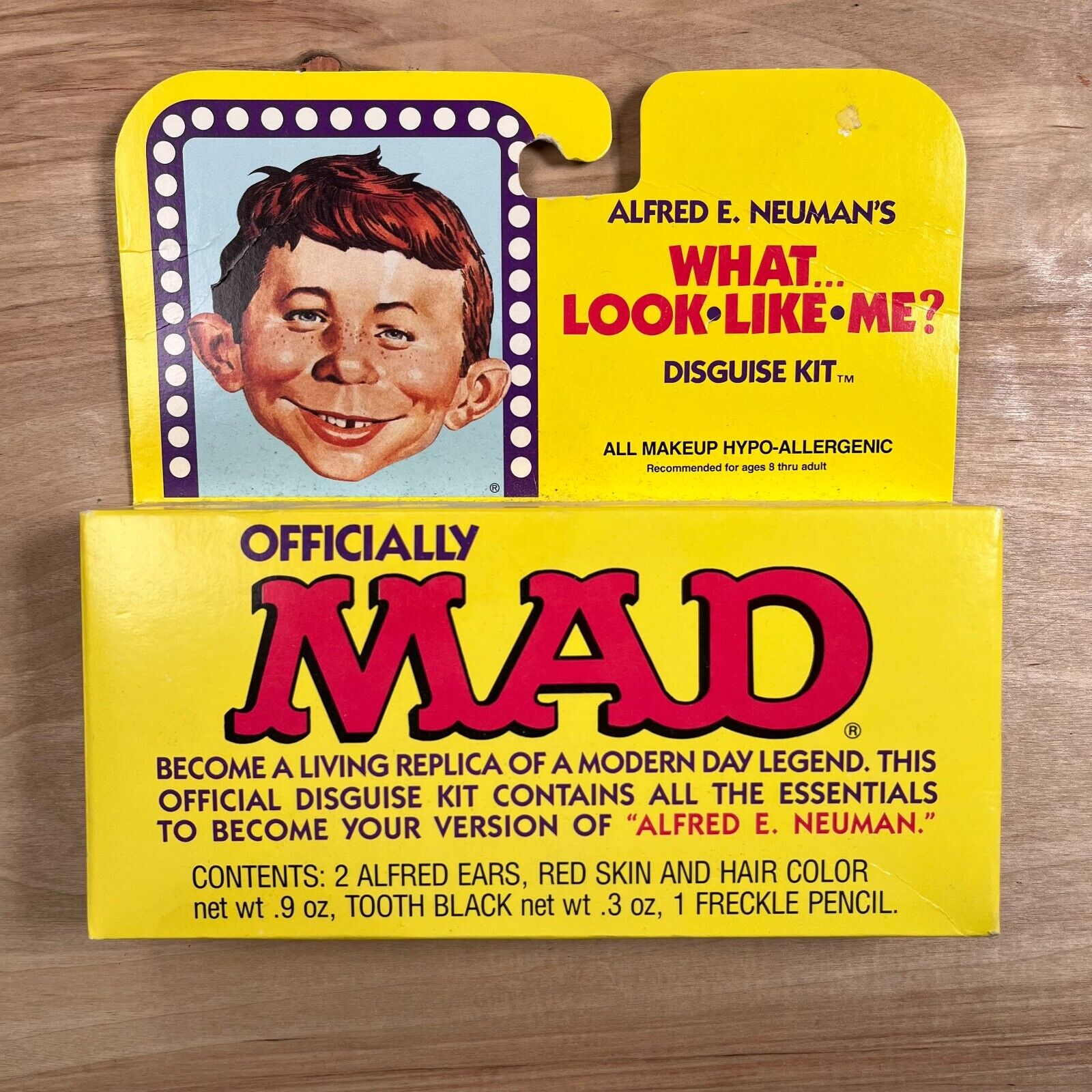 Mad Magazine Alfred E. Neuman Disguise Kit 1987 Brand New Sealed Unopened