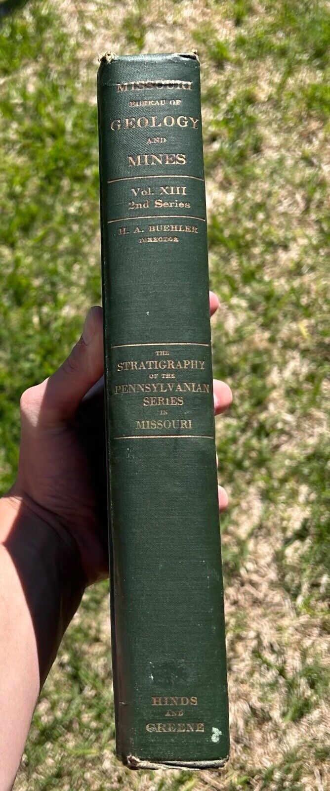 Stratigraphy of the Pennsylvanian Series in Missouri 1915 Geology Fossil Book