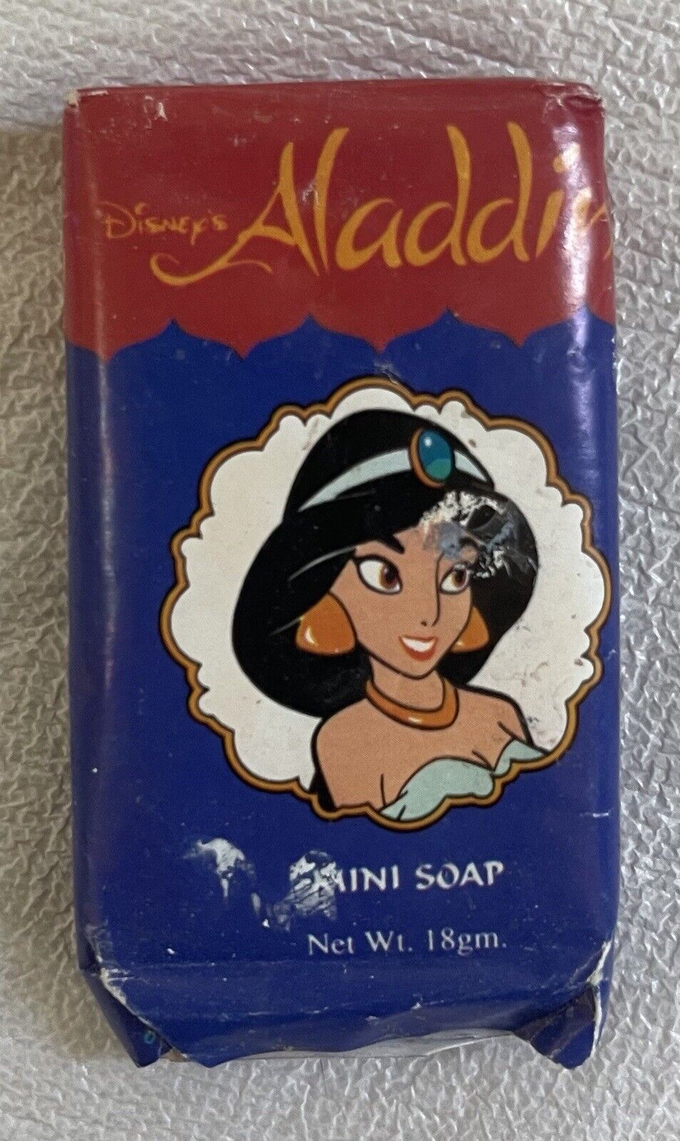 Vintage 90s Disney Aladdin Jasmine Mini Soap New Rare