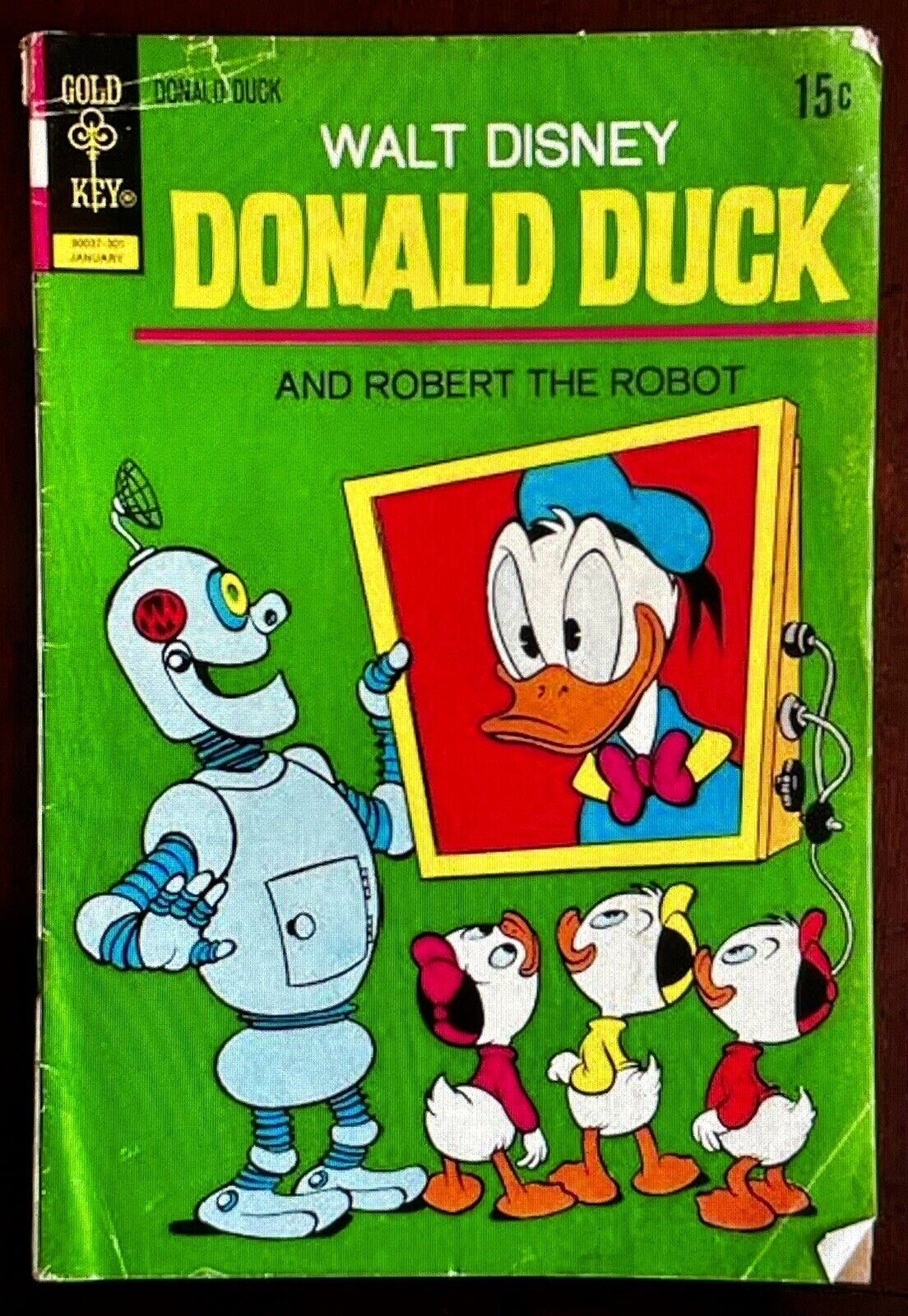 Vintage Walt Disney Dell Comics Donald Duck and Robert the Robot #28 March 1953