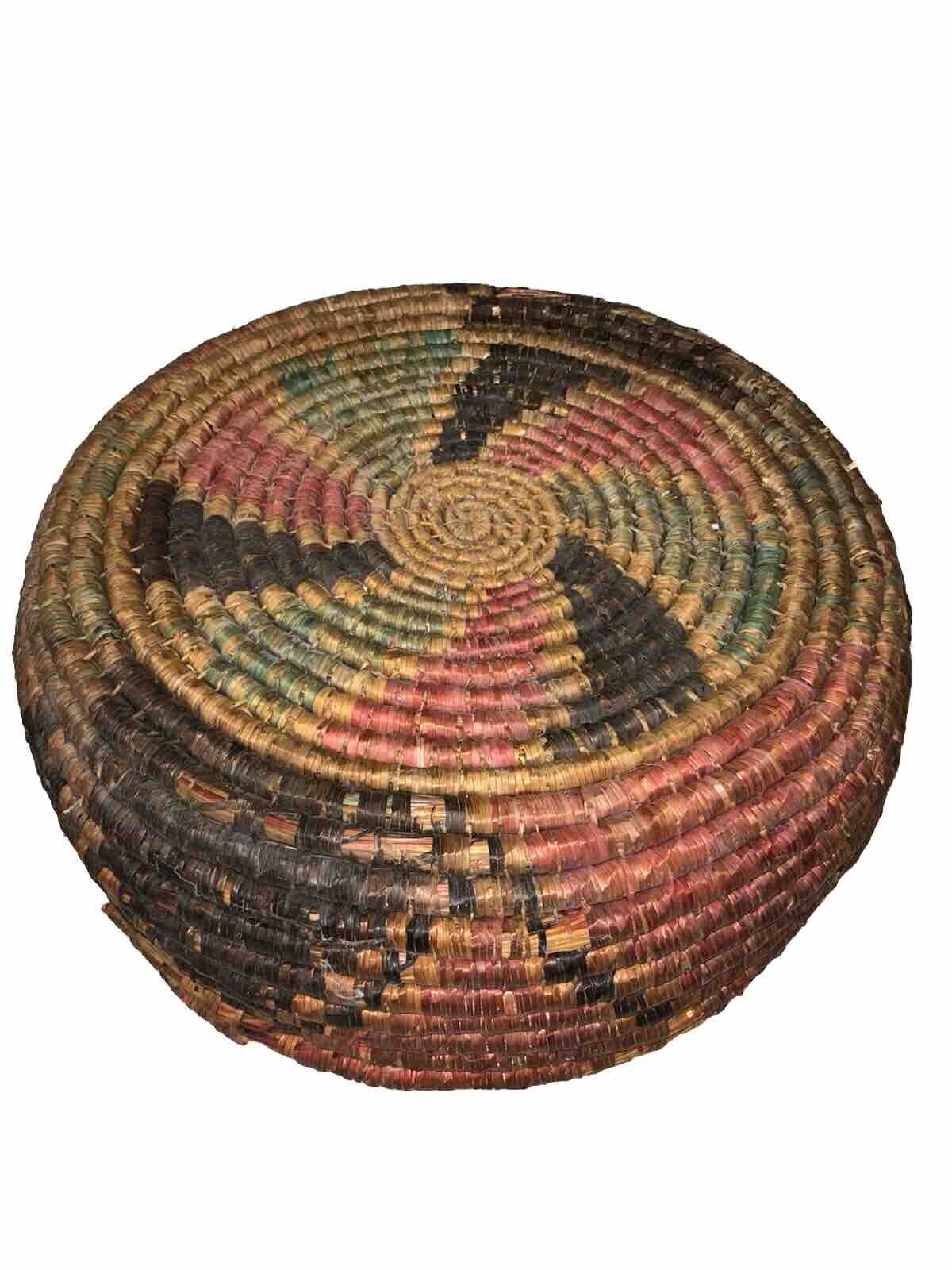 Large Antique 19th C Native American Indian Basket