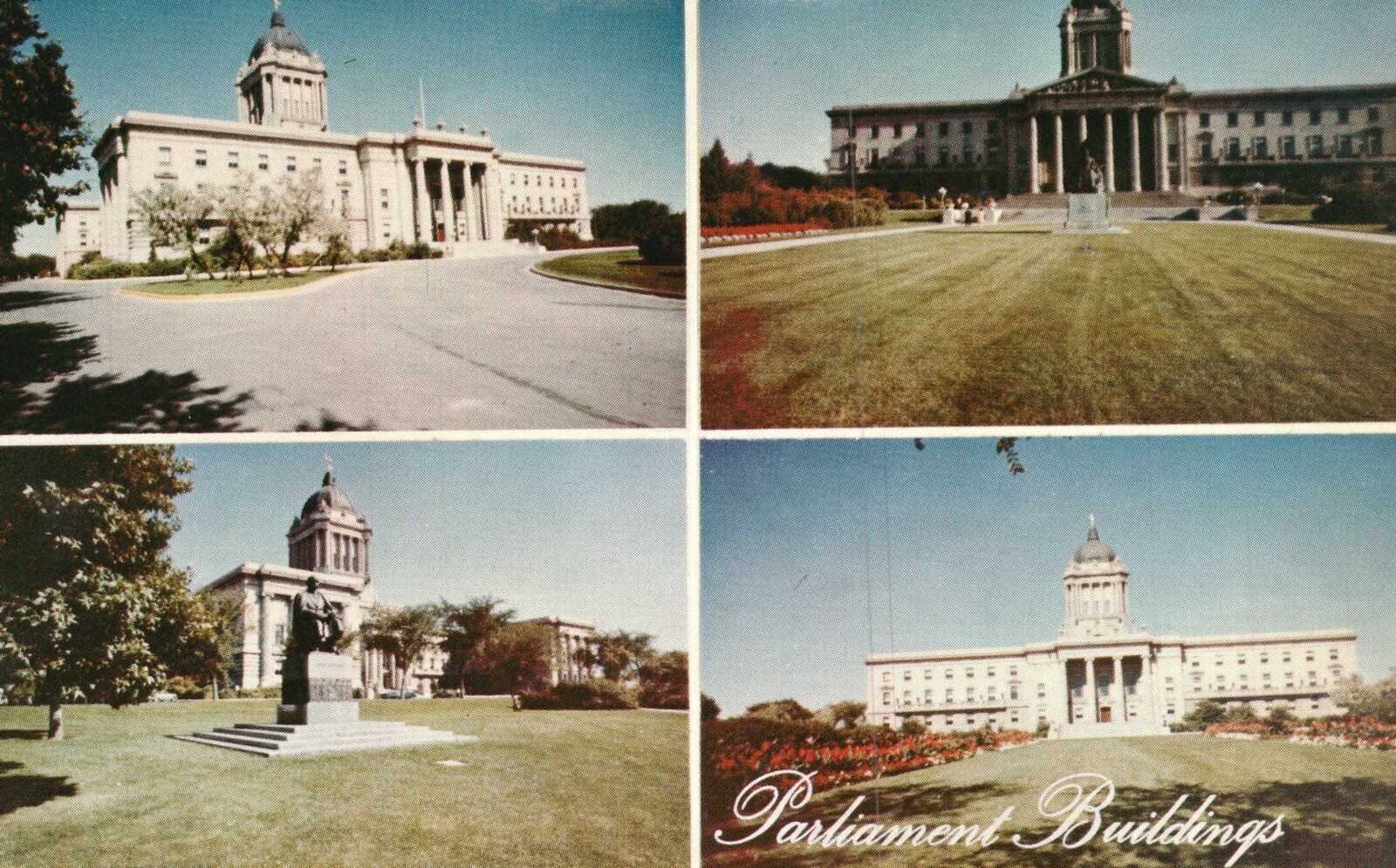 Vintage Postcard Provincial Legislative Buildings Winnipeg Manitoba Canada