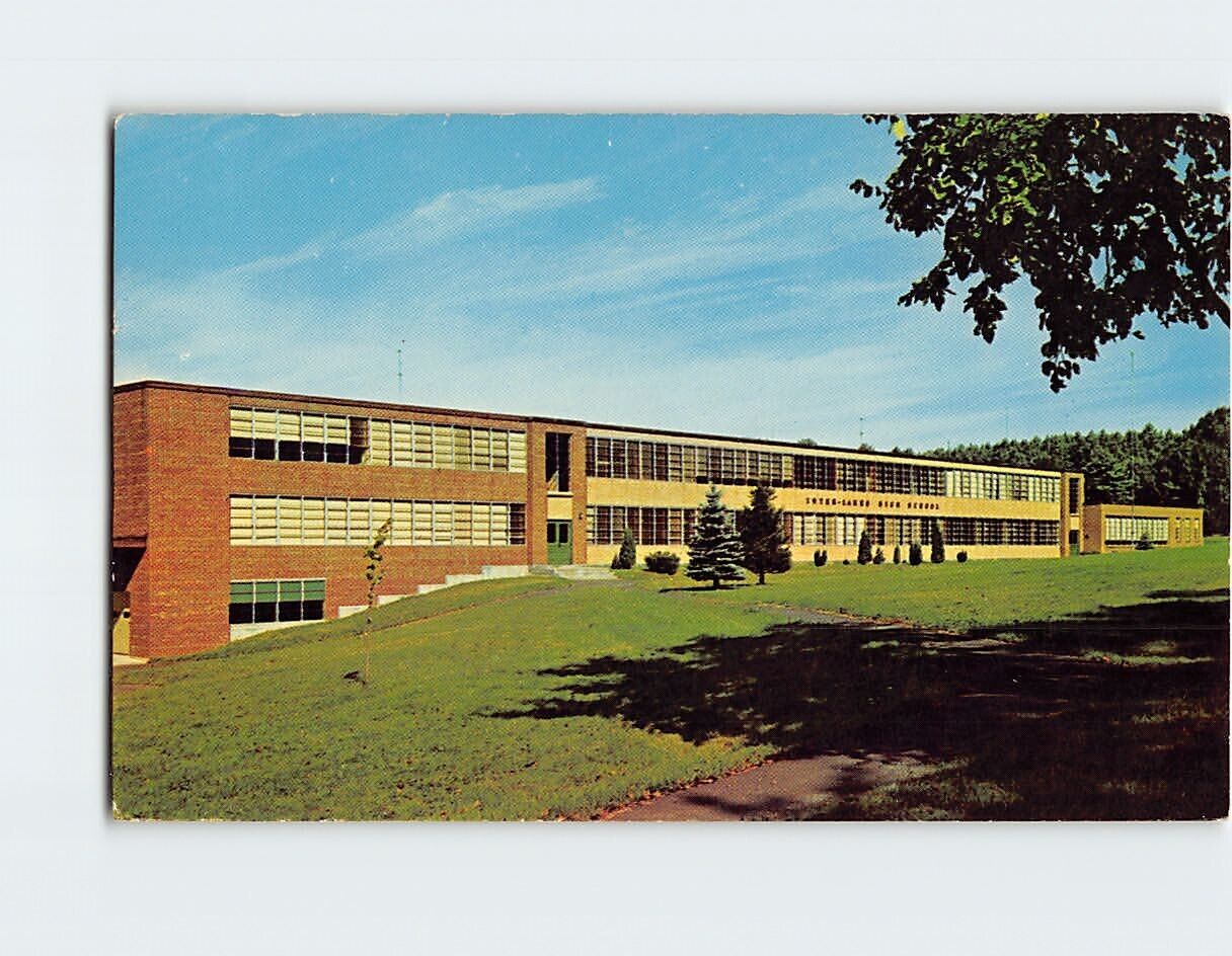 Postcard Inter-Lakes High School Meredith New Hampshire USA