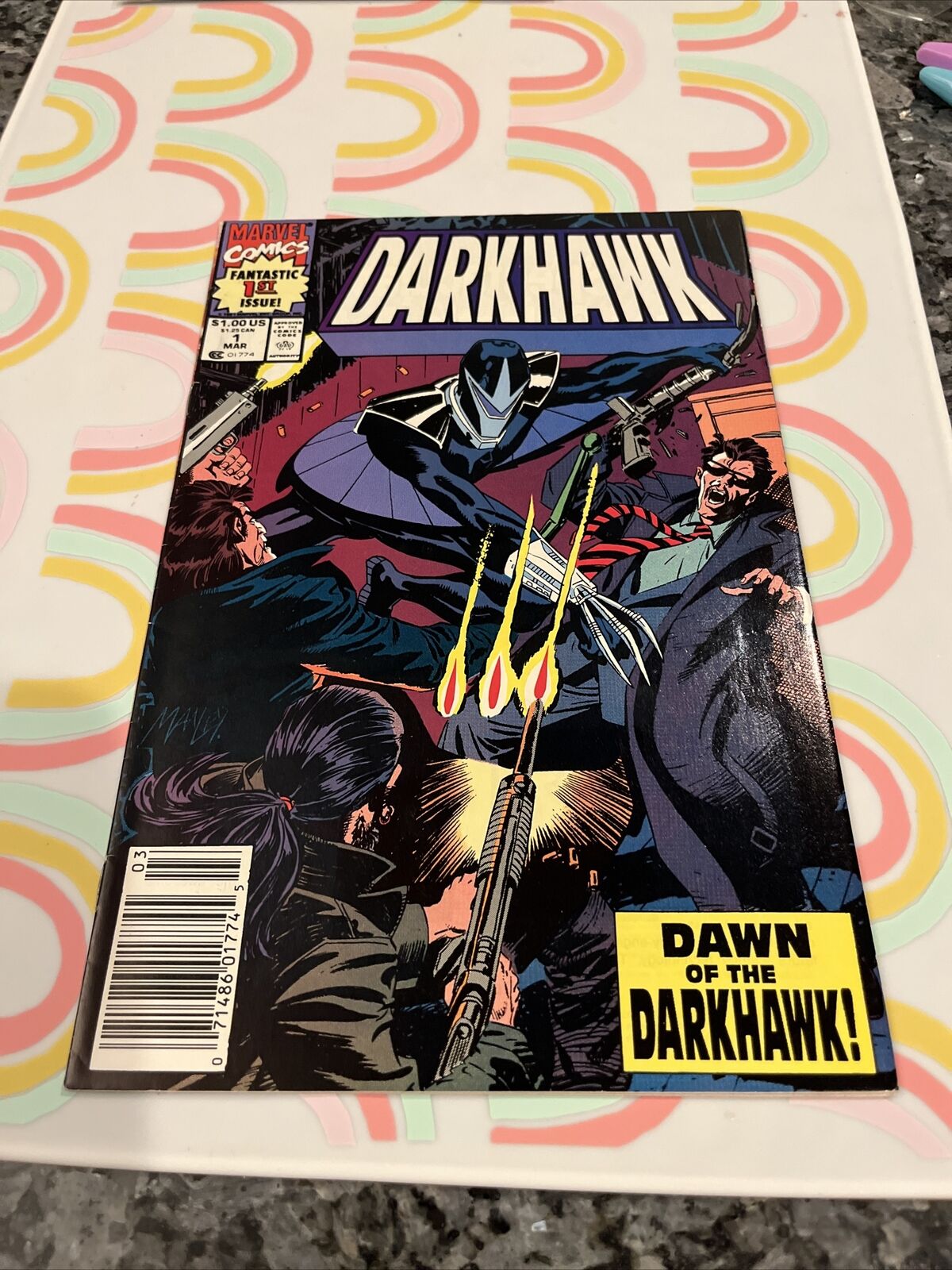 Darkhawk 1 Newsstand Marvel Comics 1991 1st Appearance KEY ISSUE