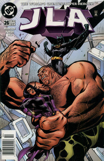 JLA #26 (Newsstand) FN; DC | Justice League of America Grant Morrison - we combi