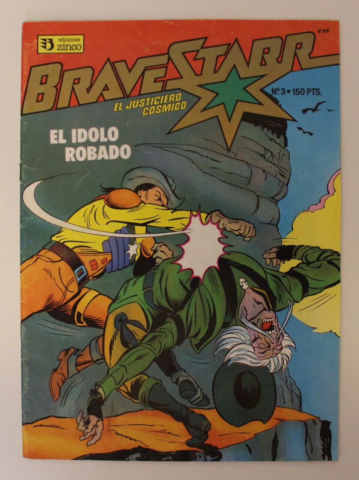 1987 BRAVESTARR Spanish Comic-Book 29 x 21 cm. (11.5\