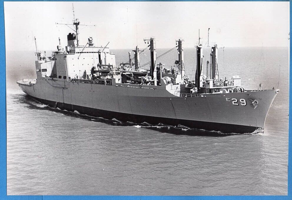 1971 Ammunition Ship AE-29 USS Mount Hood Original Press Photo