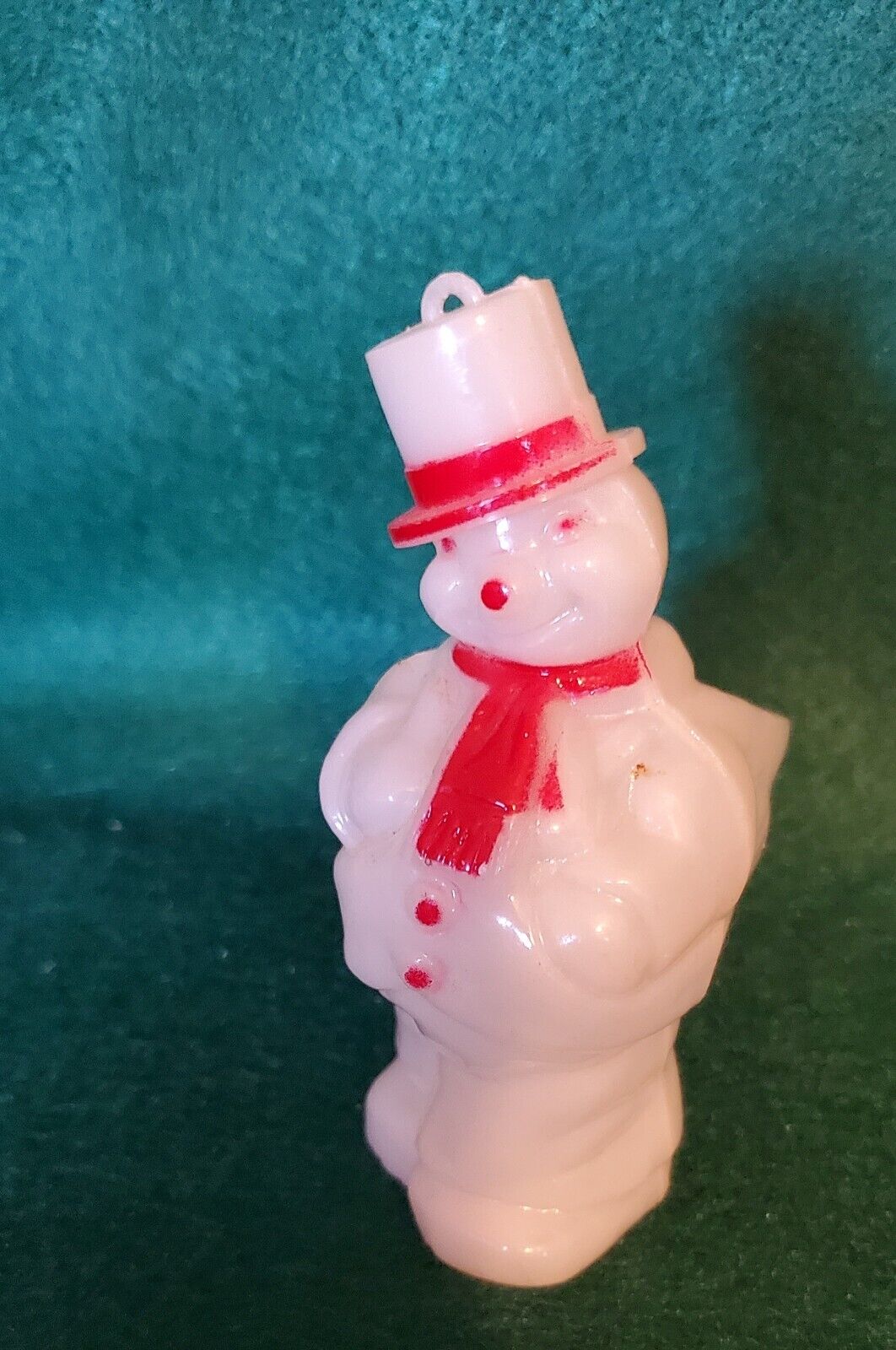 Vintage  IRWIN Glow In The Dark  Christmas  Candy Container  Ornament