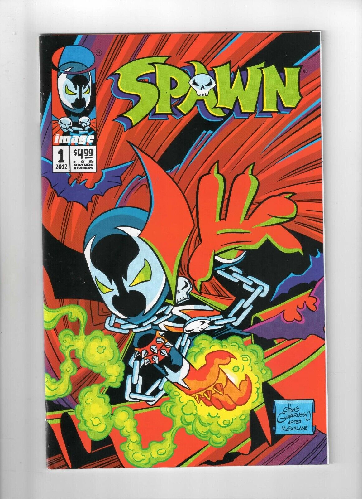 Spawn #1 CBLDF Liberty Annual 2012 Chris Giarusso Variant Image Comics