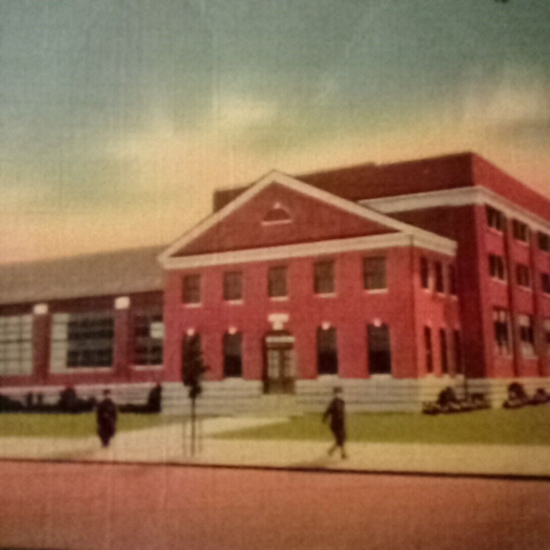 1942 Theater Gymnasium And Pool Langley Field Virginia Postcard