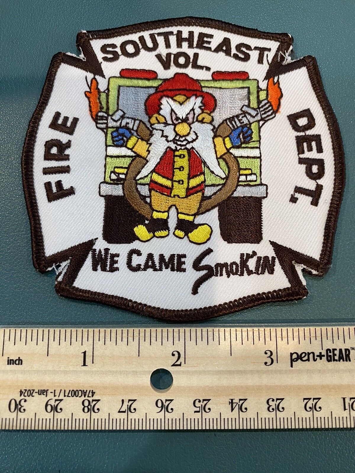 Southeast Volunteer Fire Department Patch We Came Smokin
