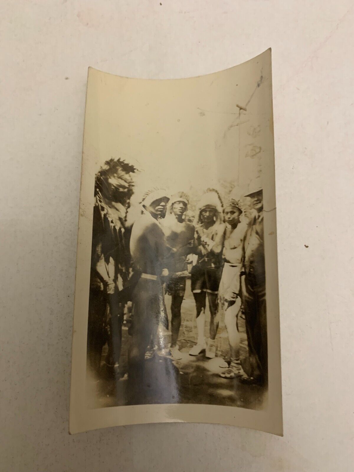 c.1940\'s Yakima Indians Washington Black and White Photograph