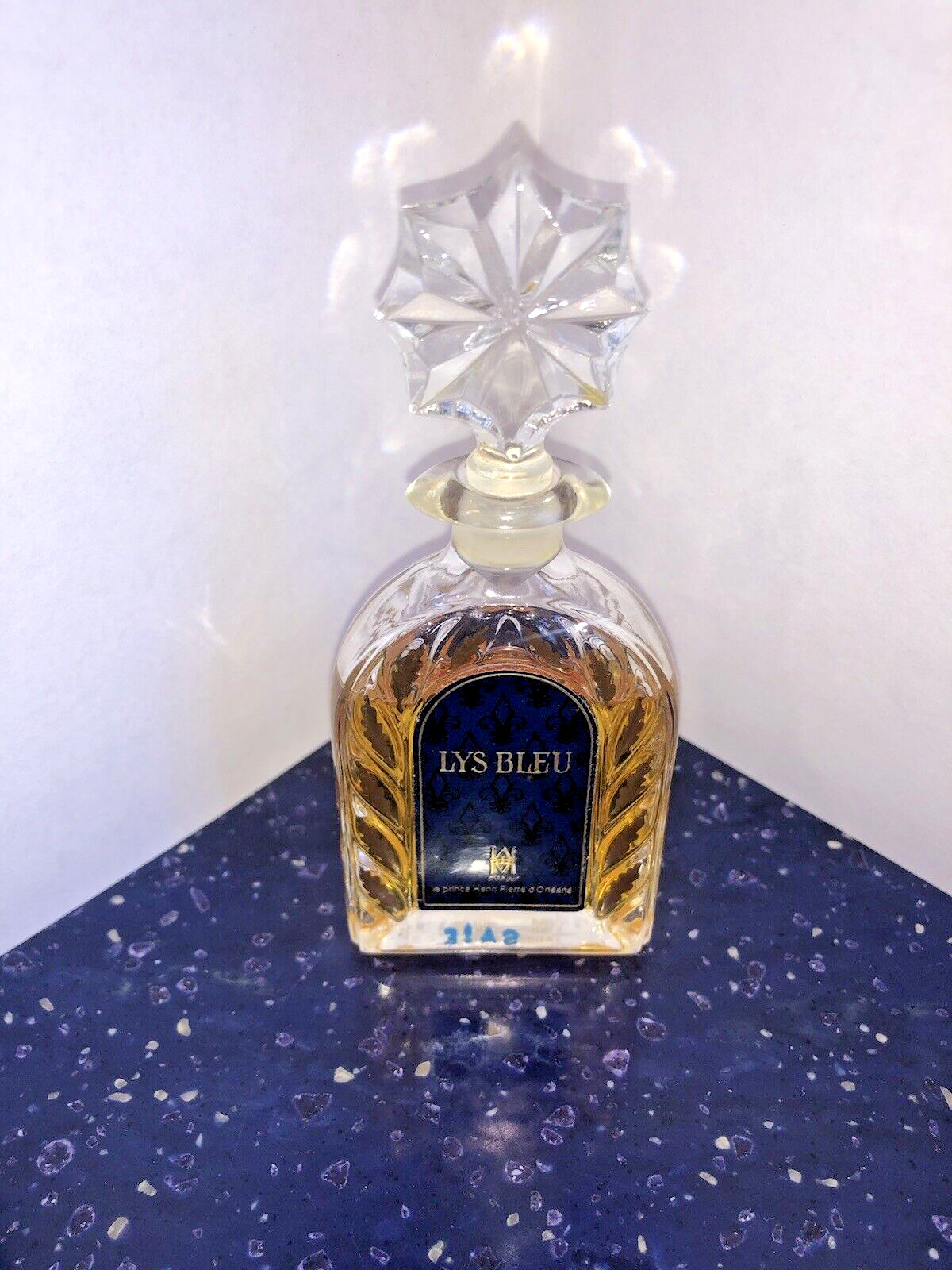 Vintage Lys Bleu le Prince Henri Pierre d\'Orleans Eau de Toilette 20 ml France
