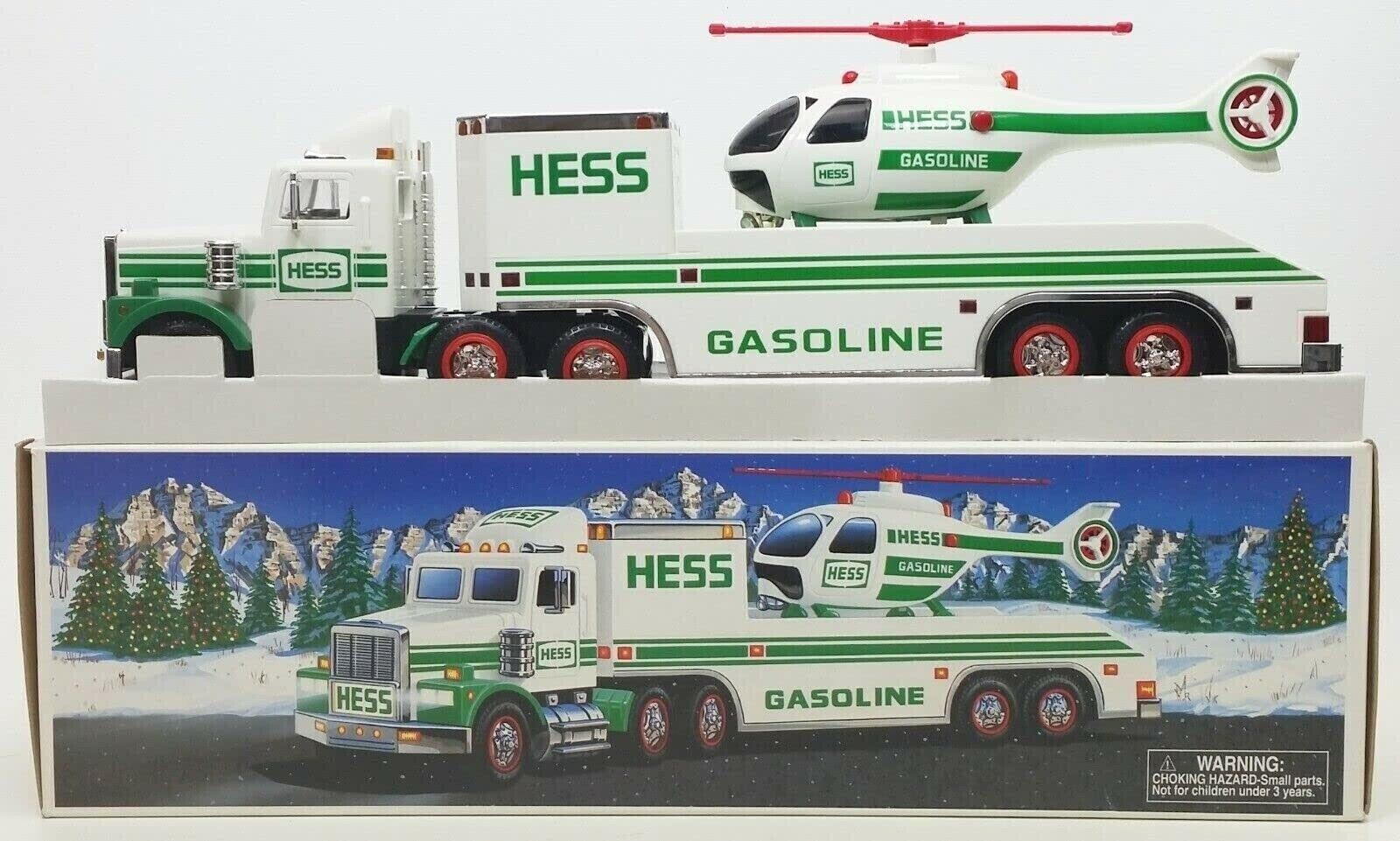 2006 Hess Toy Truck and Helicopter, New in Box Oil Gas Truck Memorabilia