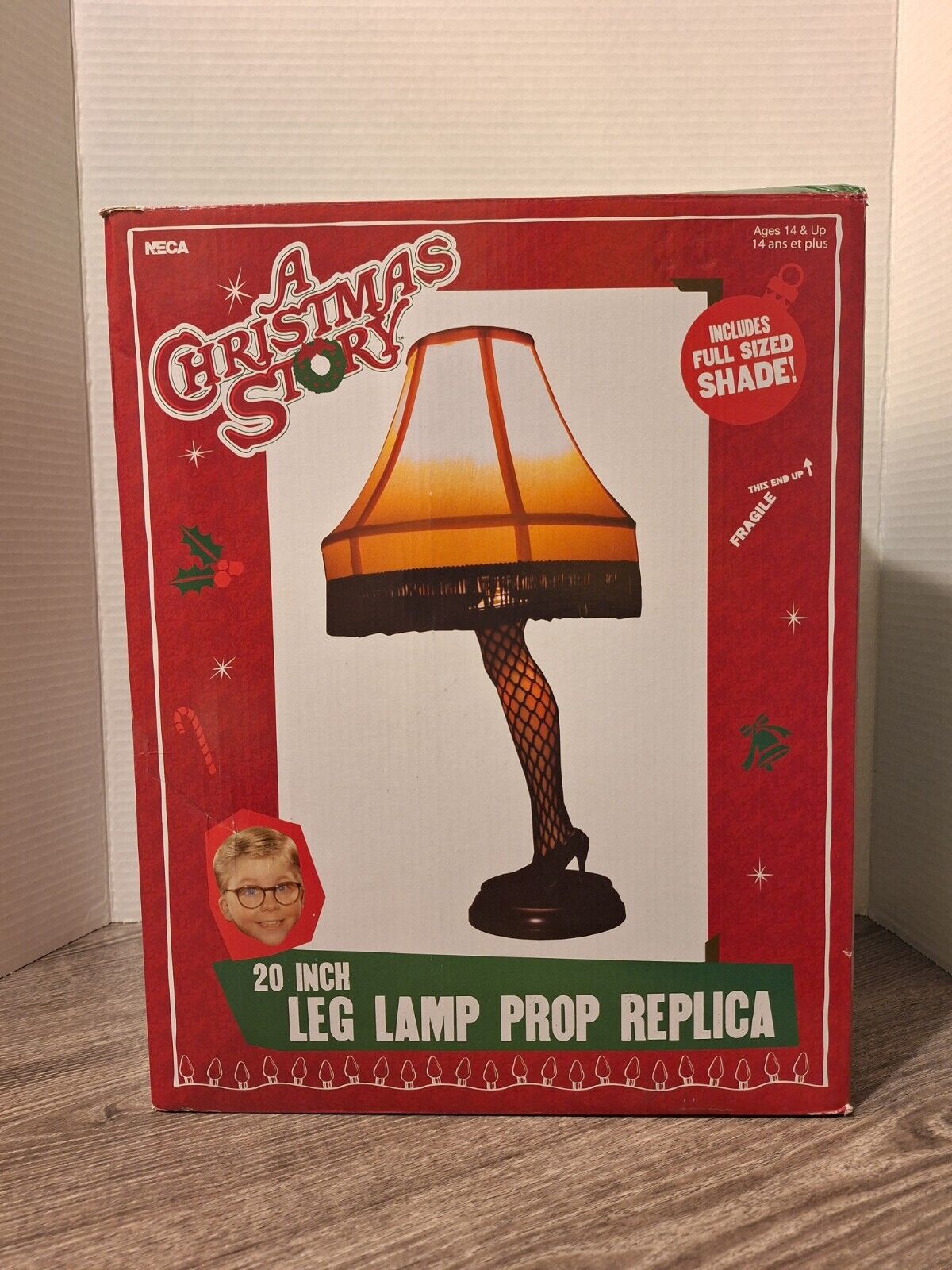 A Christmas Story - 20″ Leg Lamp  Collectible fish net