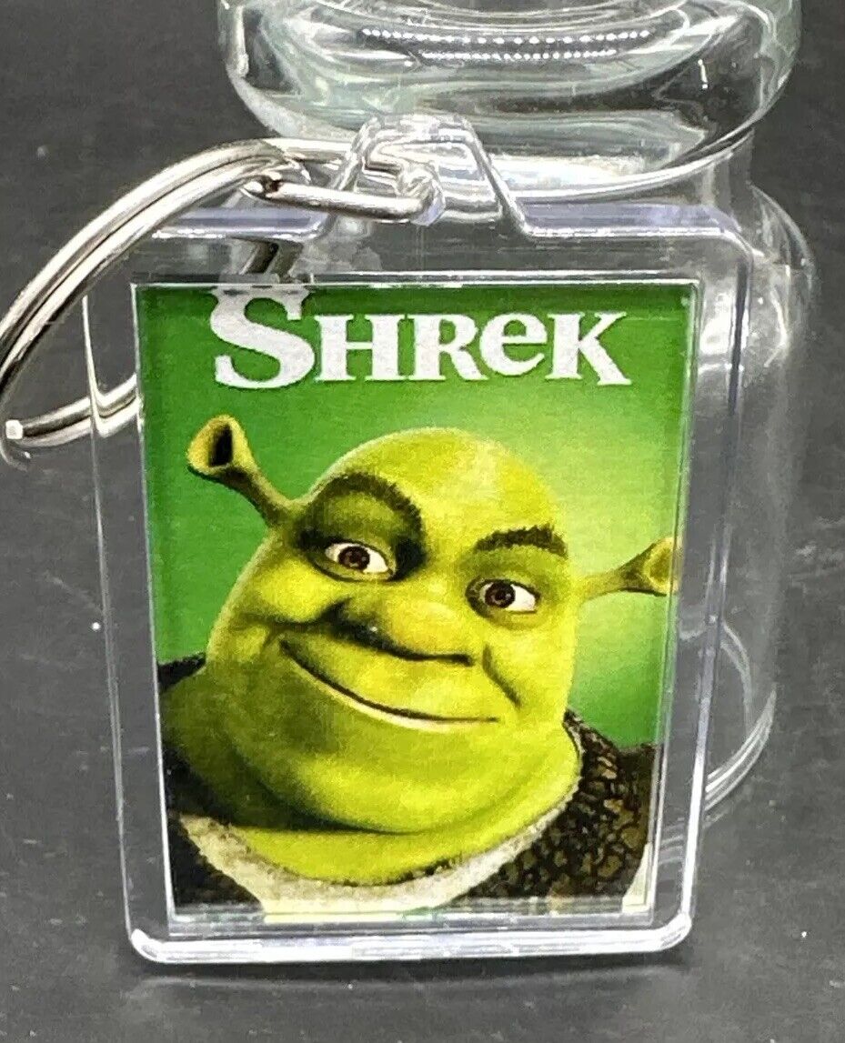 Vintage Shrek Plastic Key Chain