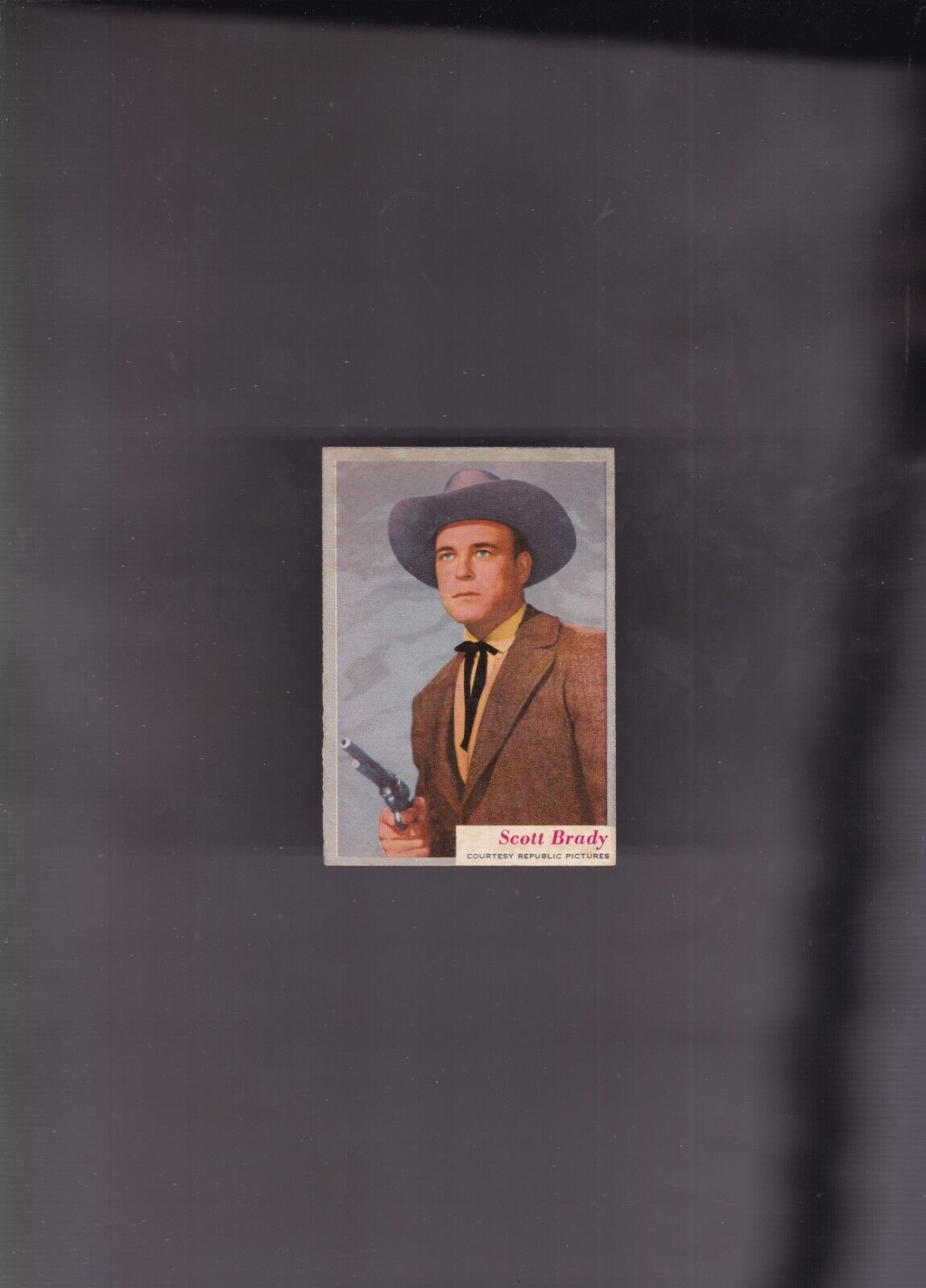 HIGHER GRADE  1953 TOPPS WHO-Z-AT STAR?  CARD #15  SCOTT BRADY  ACTOR
