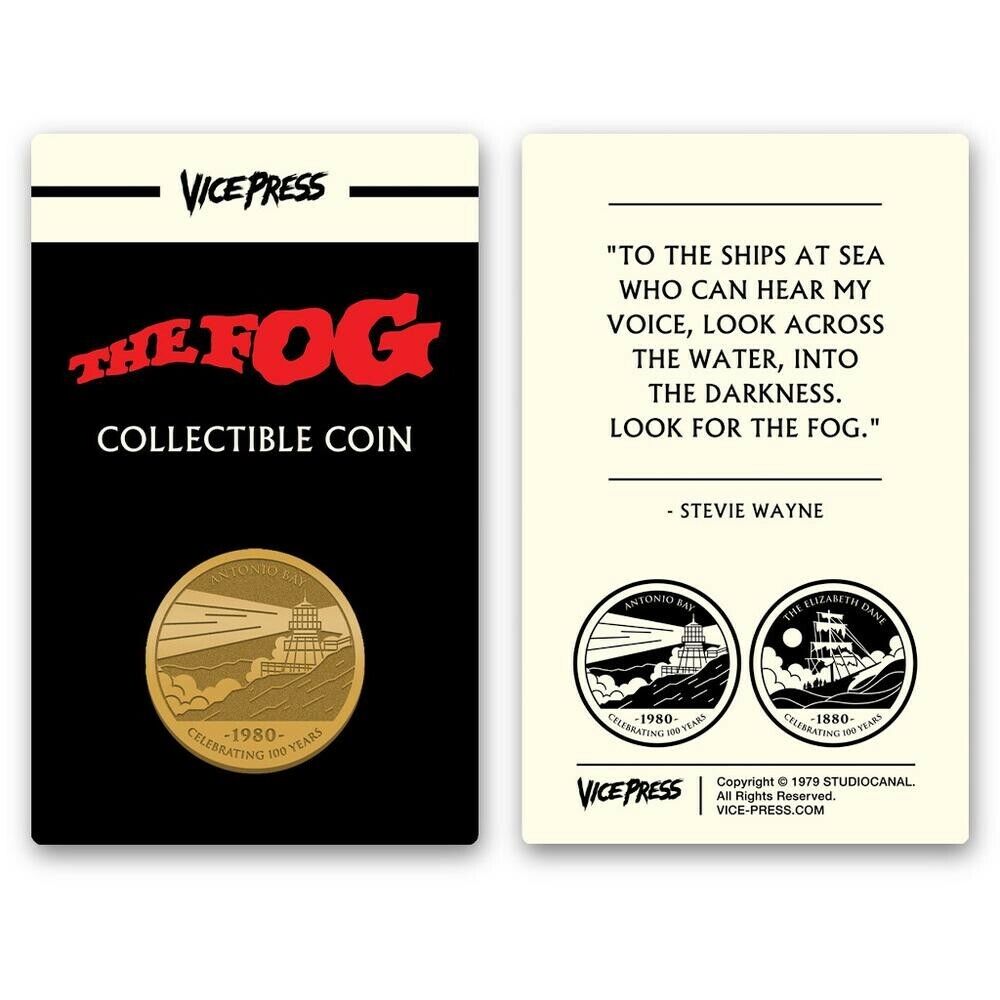 ⚡RARE⚡ 1980 John Carpenter's THE FOG Collectible Coin *BRAND NEW SEALED* 🪙