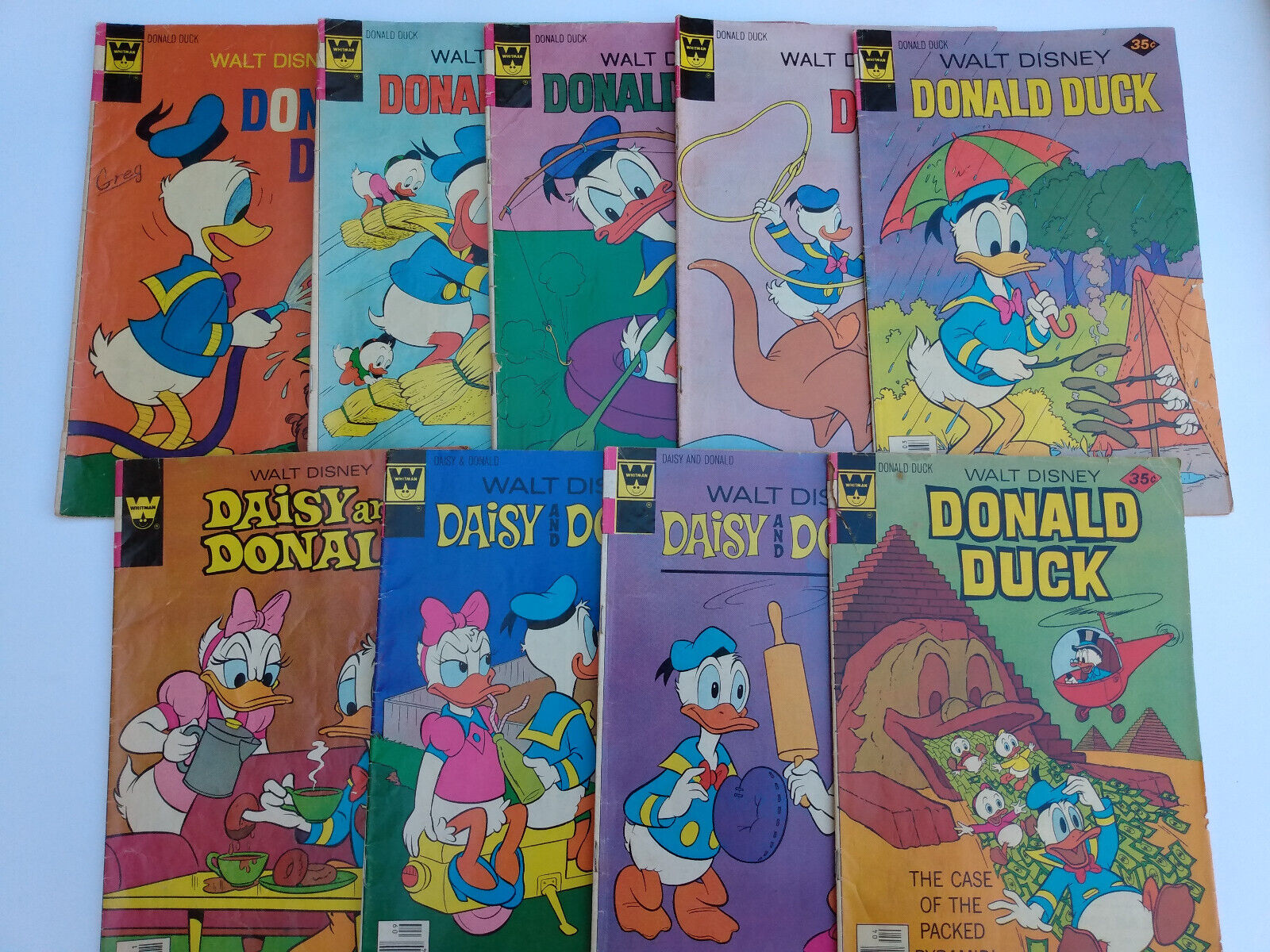 Donald Duck Daisy Walt Disney Comics Big Lot 159 174 178 193 +