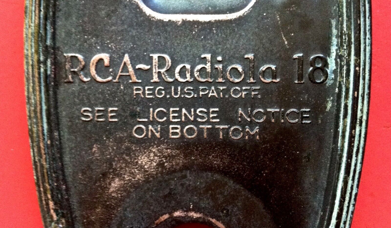 Vintage 1920’s RCA Radiola 18 Face Plate Set Receiver Tube Radio 