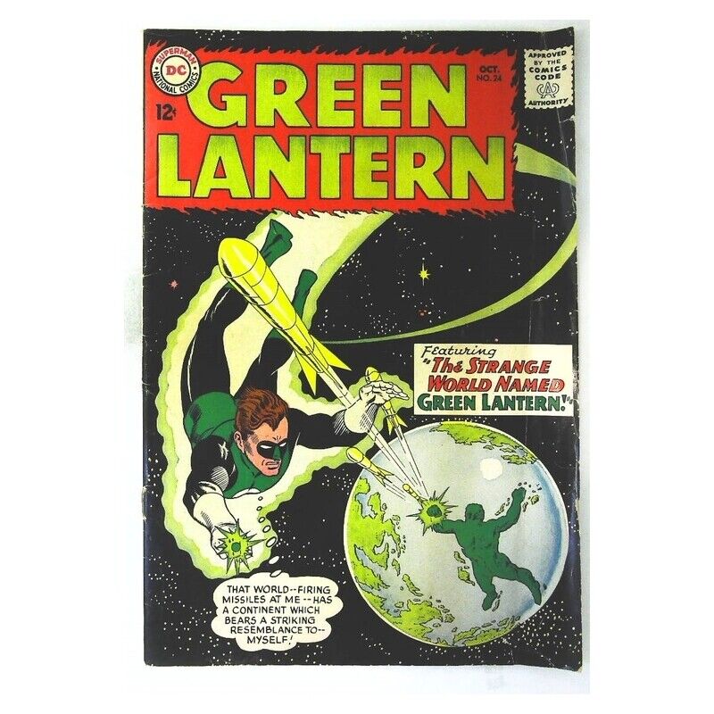 Green Lantern (1960 series) #24 in Fine minus condition. DC comics [d&