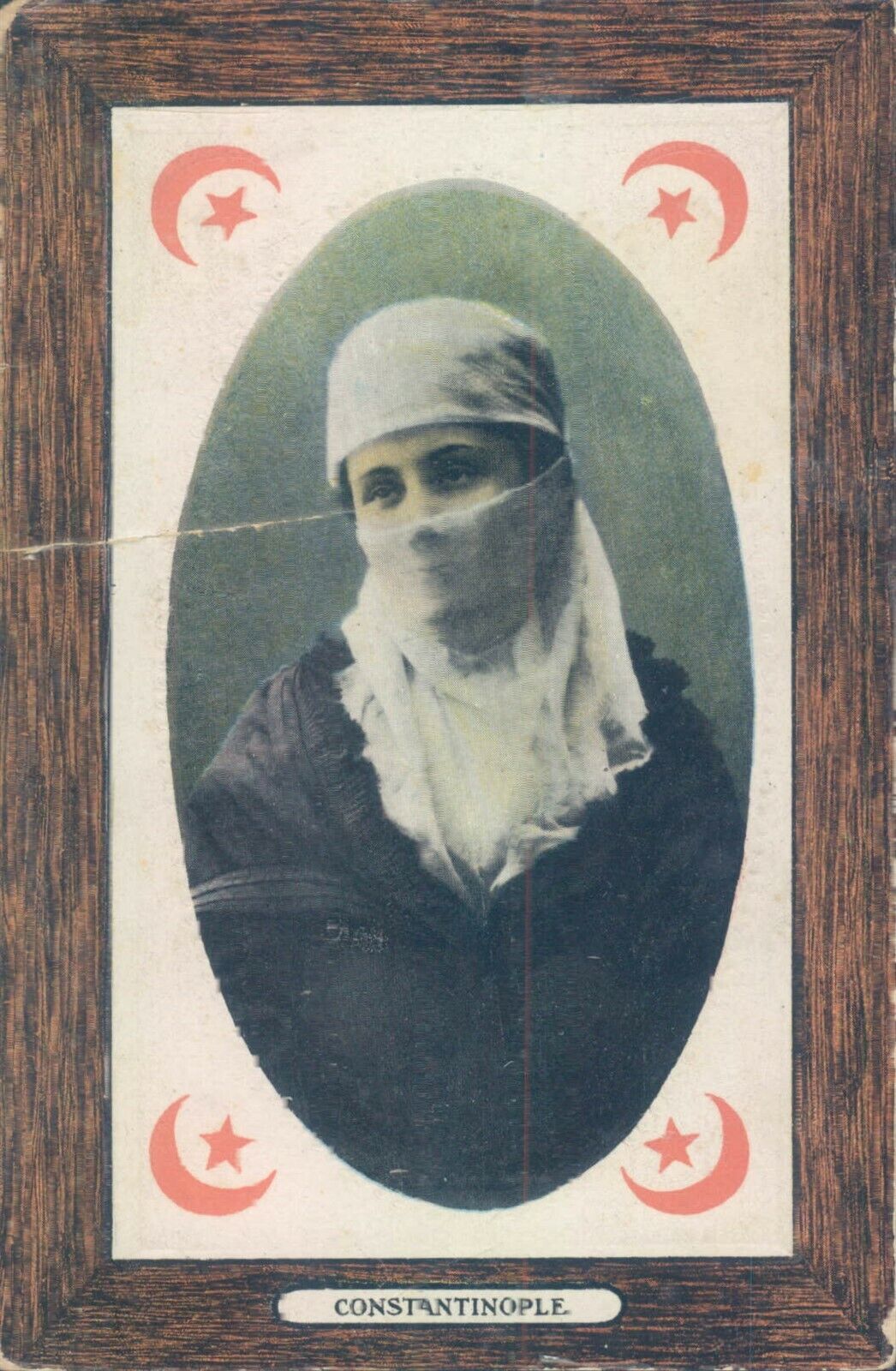 TURKEY Constantinople turkish woman 1910s PC