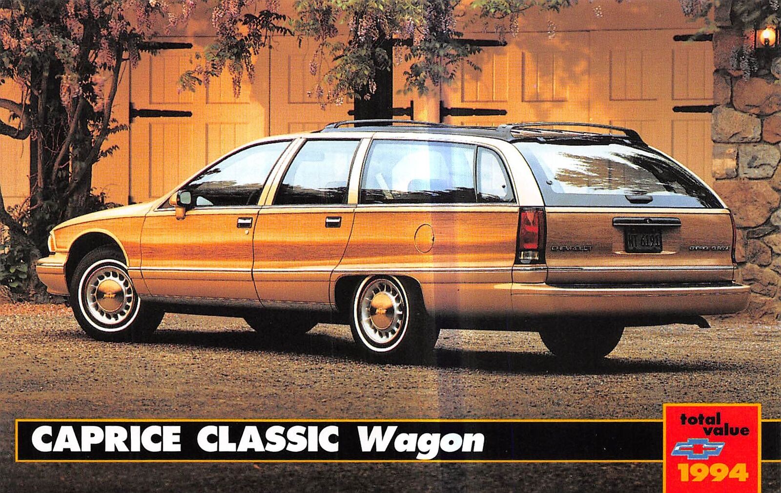 POSTCARD 1994 Caprice Classic Station wagon car automobile advertisement