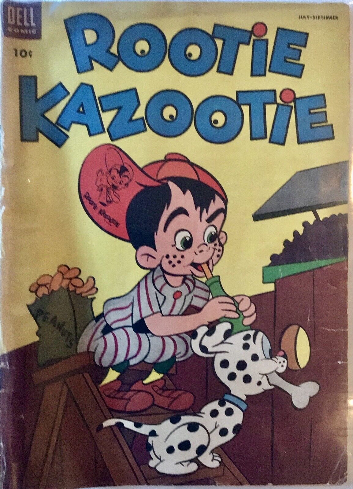 ROOTIE KAZOOTIE  #5, July-September 1954, BASEBALL Dell Comics, This Is Rare