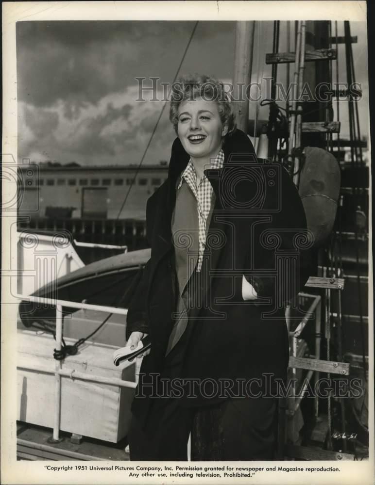 1951 Press Photo Shelley Winters, actress - lrx66595