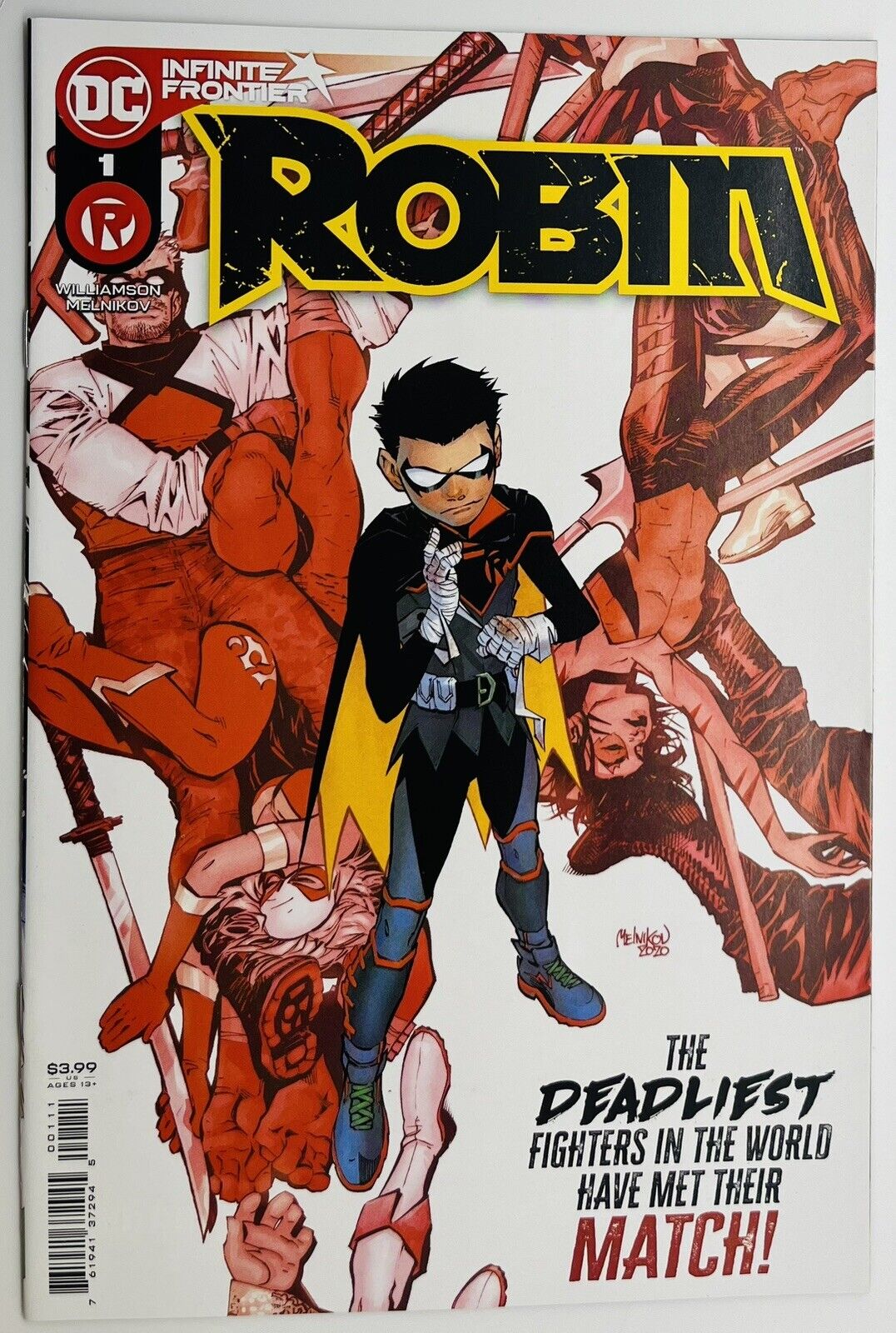 Robin 1 Cover A DC Comics 2021 Melnikov Williamson 1st Full App Flatline NM