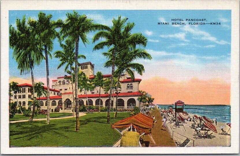 1940s MIAMI BEACH, Florida Postcard 