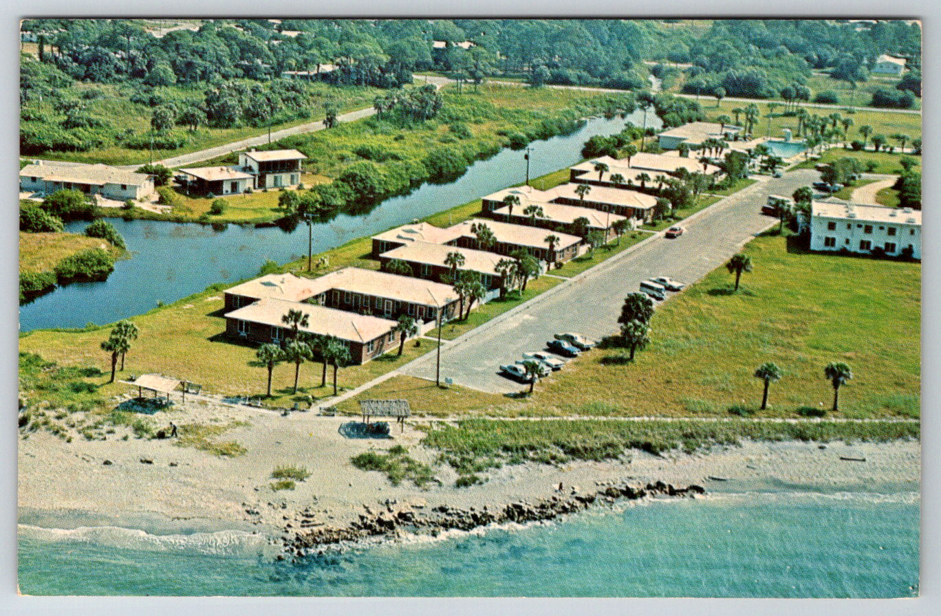 c1960s Venice Villas Florida Aerial View Vintage Postcard