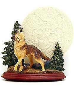 Moonlight Majesty Wolf Collector\'s Plate Bradford Exchange 7.5\