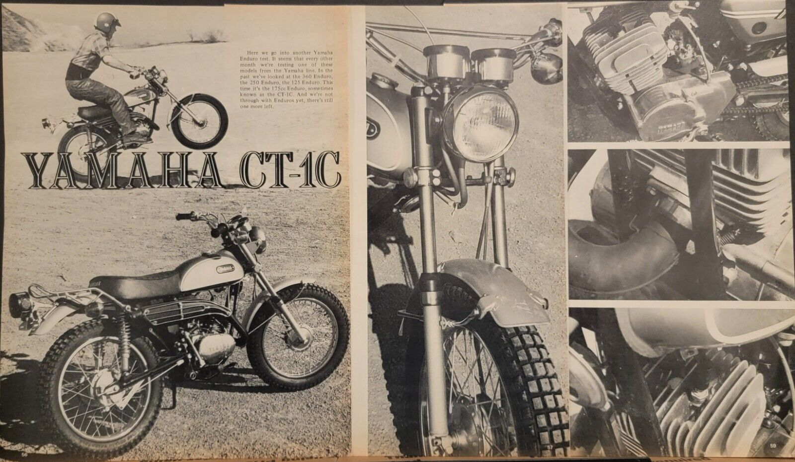 1971 Yamaha CT1C 4p Test Article