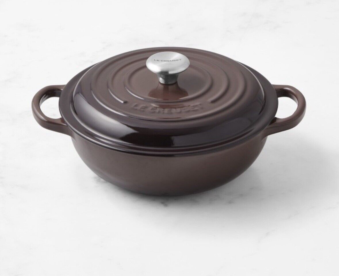 Le Creuset Enameled Cast Iron Signature French Oven, 2 1/2-Qt., In Ganache, New