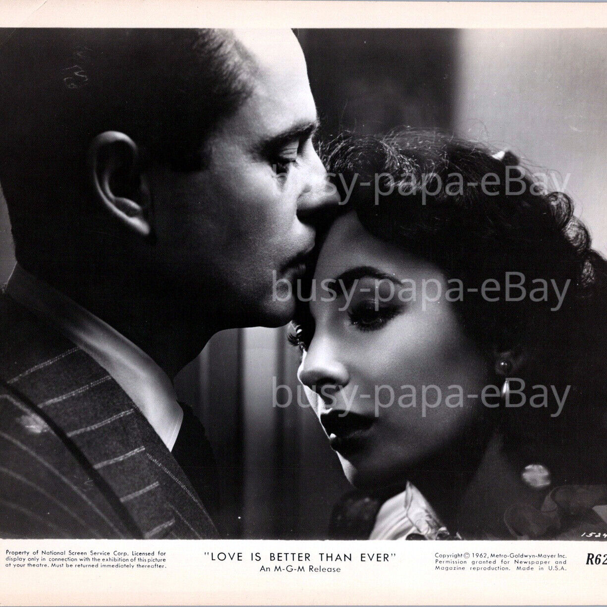 1962 Love Is Better Than Ever Elizabeth Taylor Larry Parks Tom Tully Photo #8