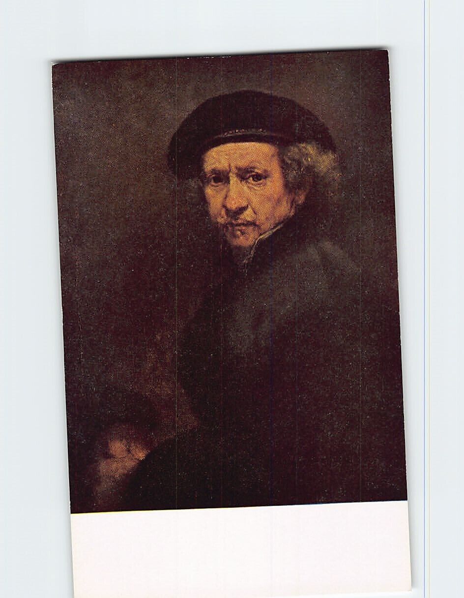 Postcard Self-Portrait by Rembrandt Nat\'l Gallery of Art Washington DC USA