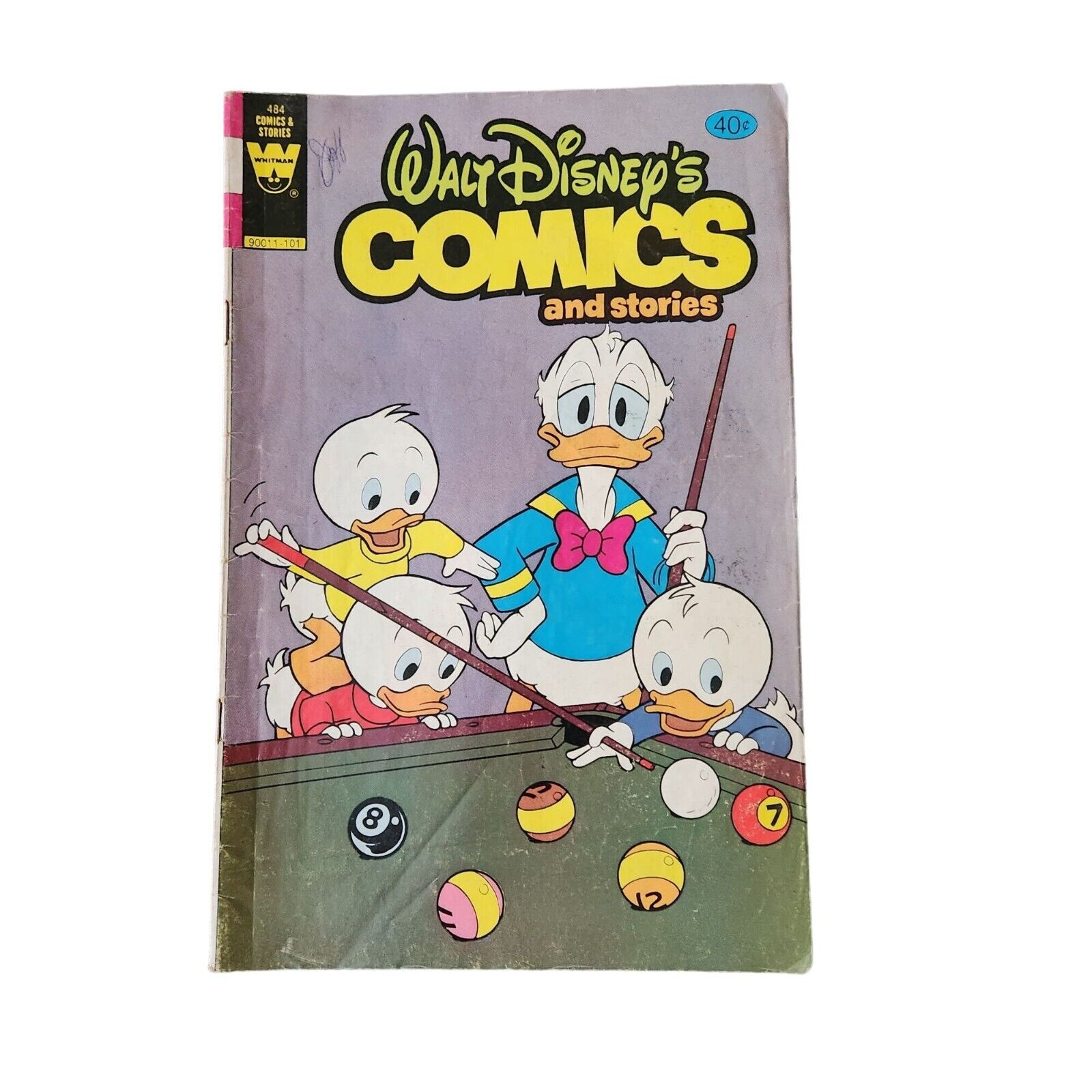 Whitman Walt Disney Comics And Stories #484 Cover Error Comic Bagged Boarded