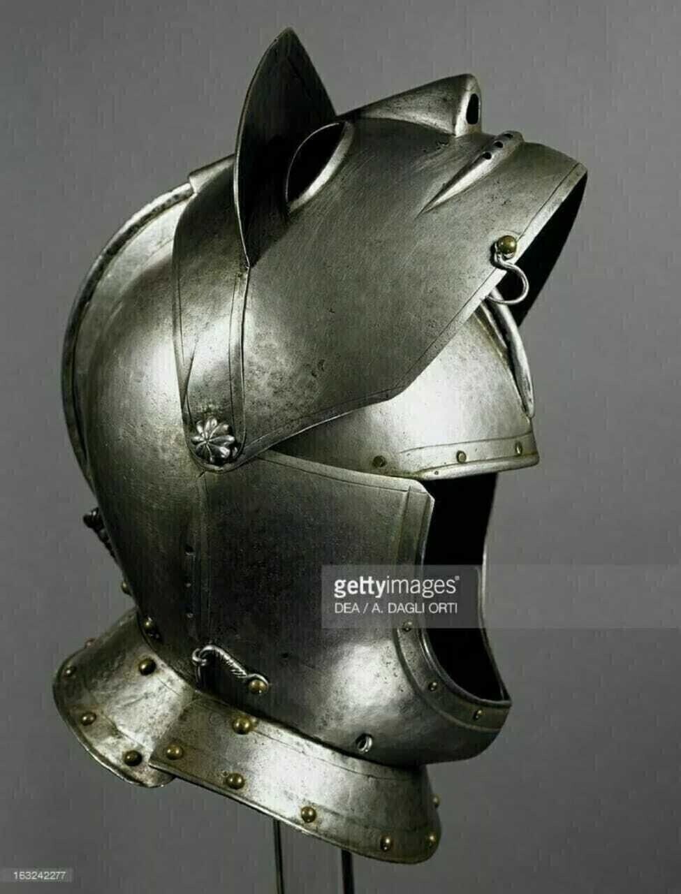 18 Gauge old sheet Armor Medieval Antique Full Face HelmetFor Battle Ready...