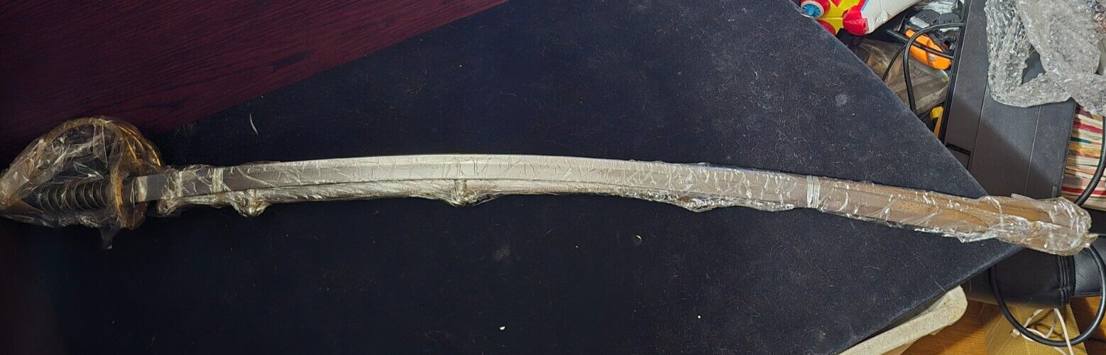 U.S. Calvary Sabre Sword with Metal Scabbard NEW