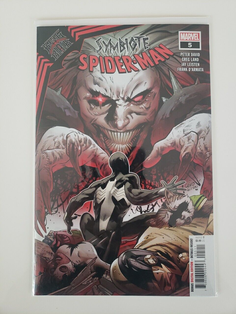 Symbiote Spider-Man: King in Black #5 in NM. Marvel comics