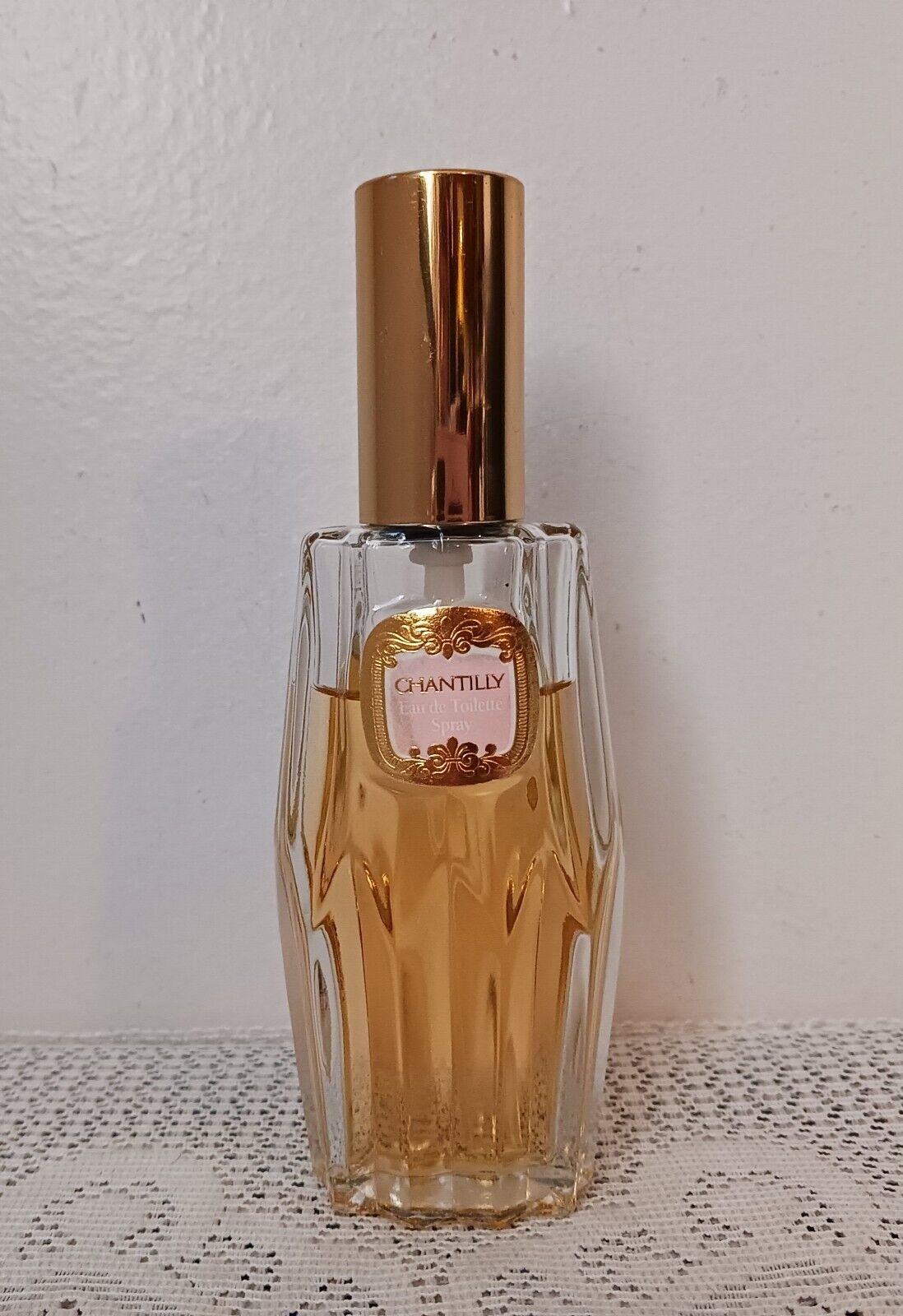 Vintage Chantilly Perfume By Dana Eau De Toilette Spray 2 fl. oz. 80-85% Full