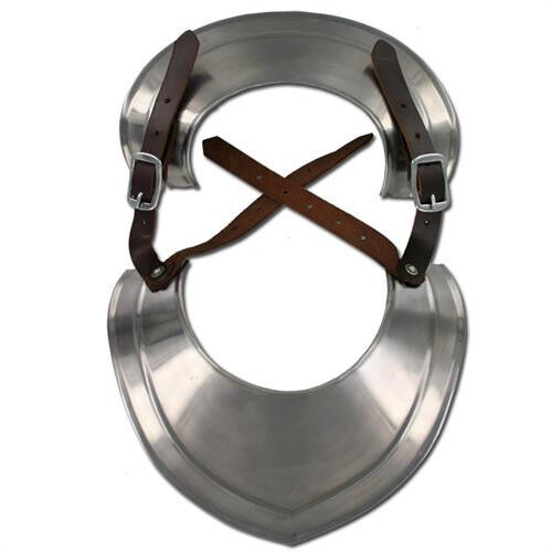 Medieval Knights Templar Renaissance  Gorget Neck Plate Armor 